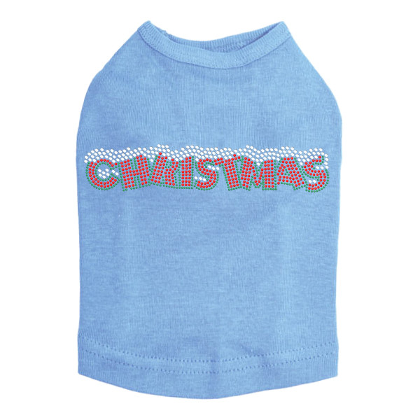 Christmas - Blue Dog Tank