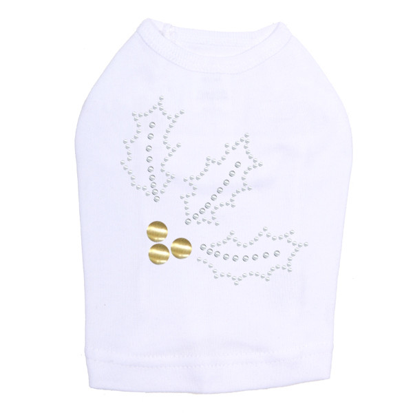 Nailhead Holly - White Dog Tank