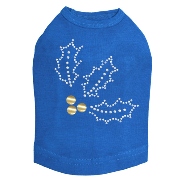 Nailhead Holly - Royal Blue Dog Tank