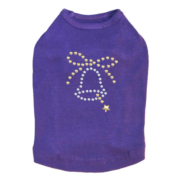 Nailhead Christmas Bell - Purple Dog Tank