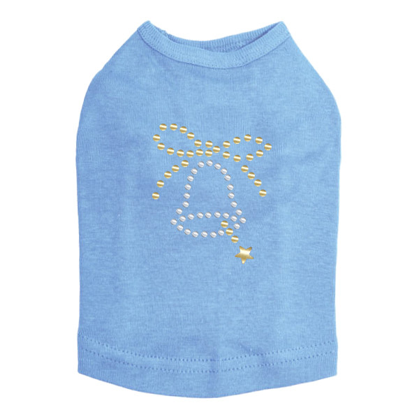 Nailhead Christmas Bell - Blue Dog Tank