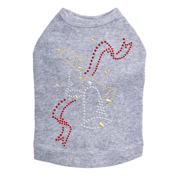 Nailhead Christmas Bells - Gray Dog Tank
