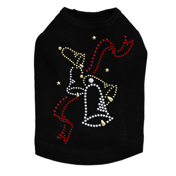 Nailhead Christmas Bells - Black Dog Tank