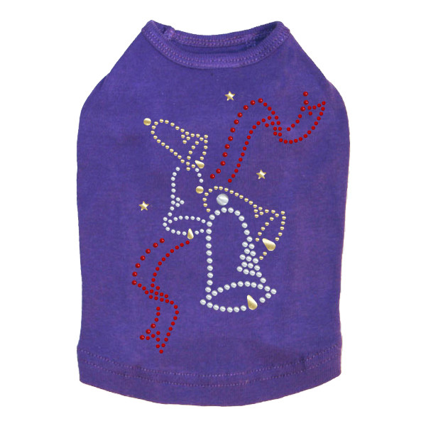 Nailhead Christmas Bells - Purple Dog Tank