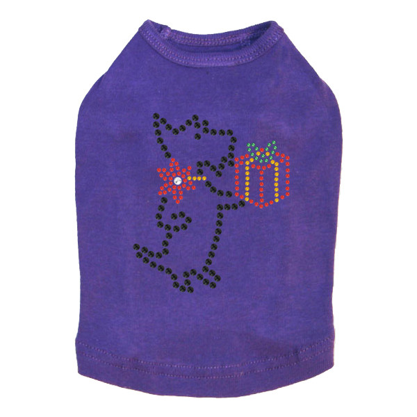 Scotty with Gift - Purple Dog Tank