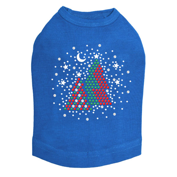 Red & Green Christmas Trees with Swarovski Snowflakes - Royal Dog Tank