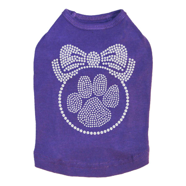 Paw Ornament - Purple Dog Tank