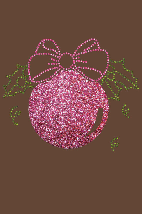 Pink Glitter Ornament - Brown Women's T-shirt