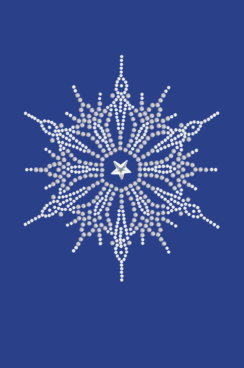 Snowflake #1 - Royal Blue Women's T-shirt