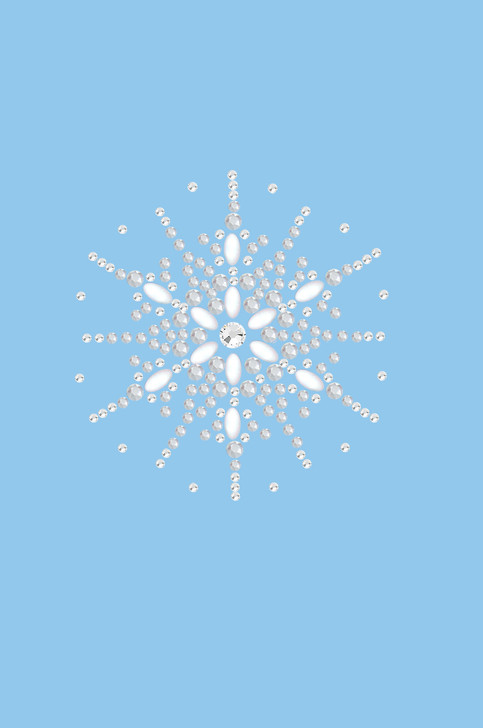 Snowflake #2 - Light Blue Women's T-shirt