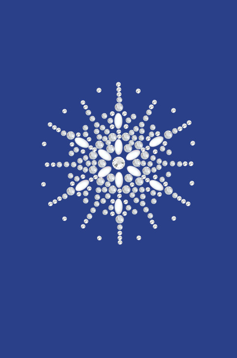 Snowflake #2 - Royal Blue Women's T-shirt