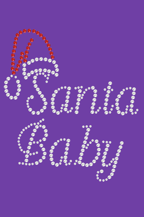 Santa Baby - Purple Women's T-shirt