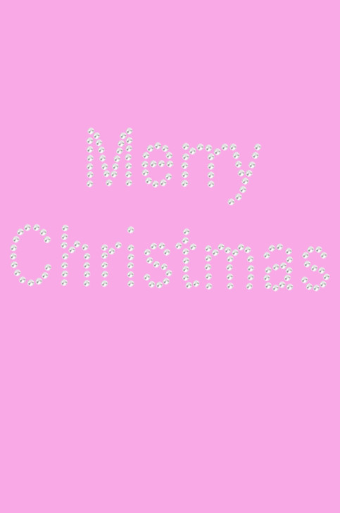 Merry Christmas - Hot Pink Women's T-shirt