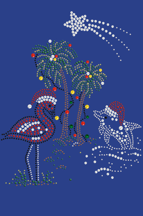 Tropical Christmas - Royal Blue Women's T-shirt