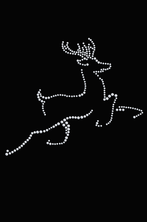 Nailhead Reindeer - Black Women's T-shirt