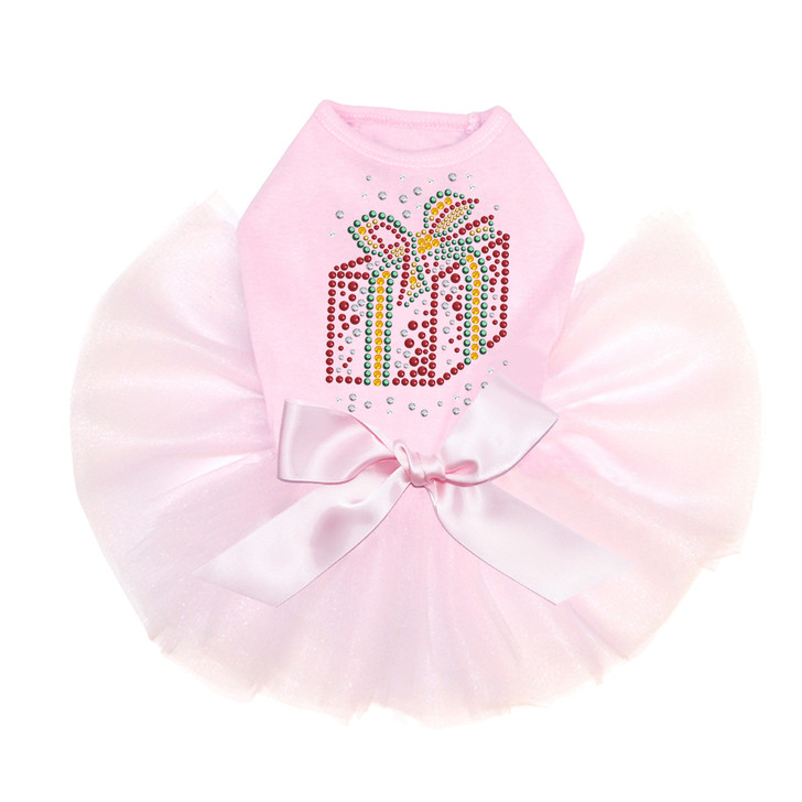 Red Christmas Gift  - Pink Tutu