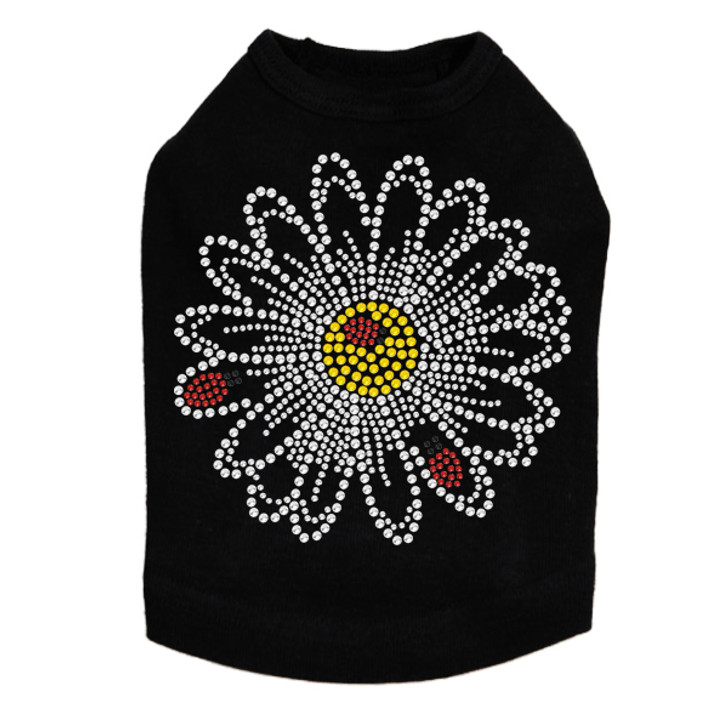 Large Daisy with Lady Bugs dog tank for small and large dogs.