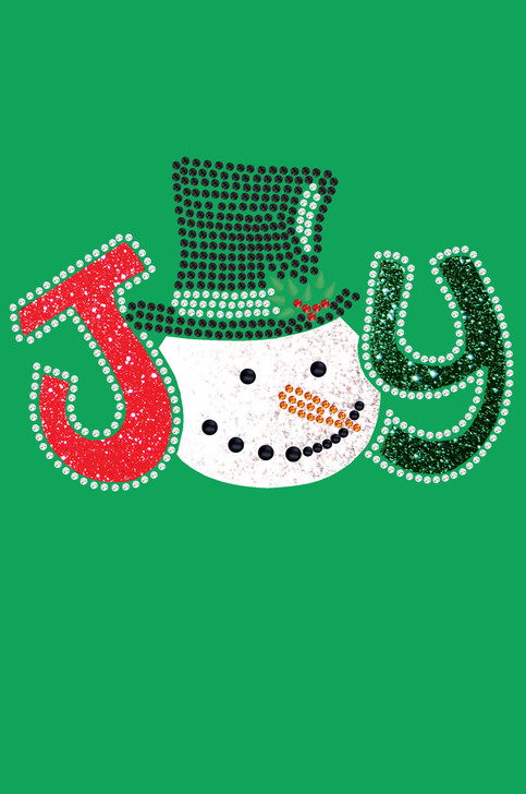 Joy Snowman - Kelly Green Bandana