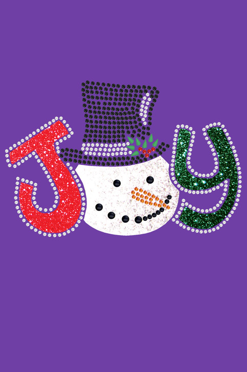 Joy Snowman - Purple Bandana