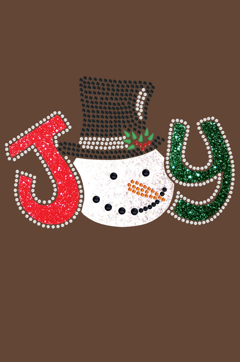 Joy Snowman - Brown Bandana