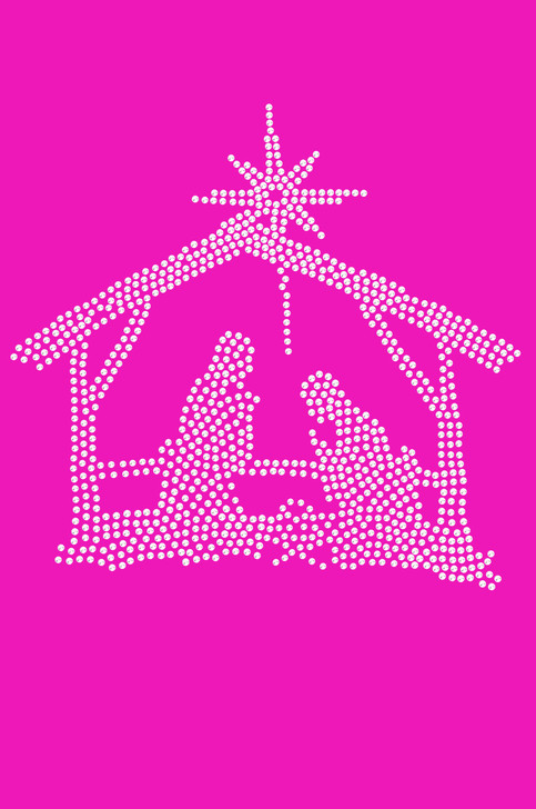 Nativity - Hot Pink Bandana