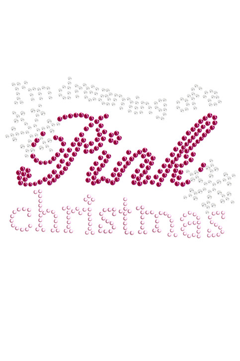 I'm Dreaming of a Pink Christmas - White Bandana