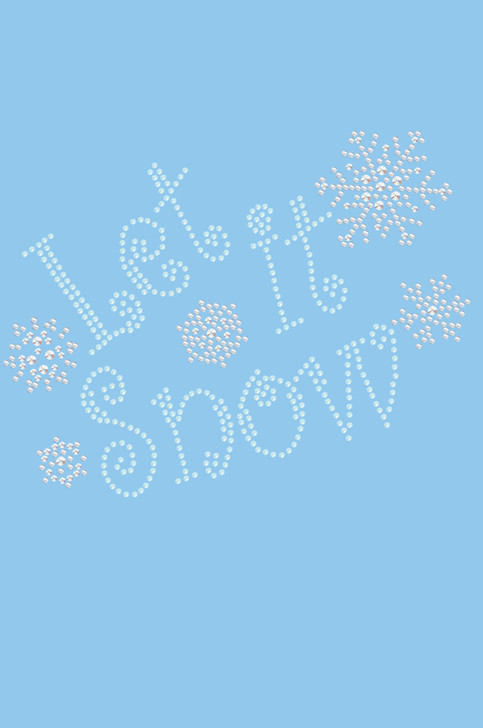 Let it Snow - Light Blue Bandana