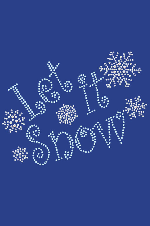 Let it Snow - Royal Blue Bandana