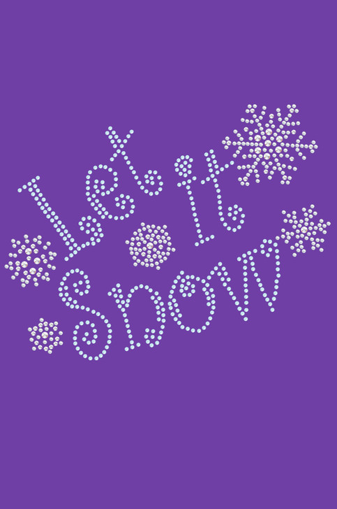 Let it Snow - Purple Bandana