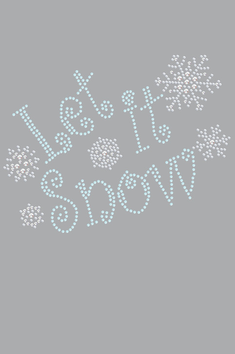 Let it Snow - Gray Bandana