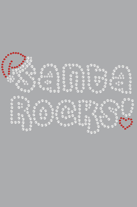 Santa Rocks - Gray Bandana