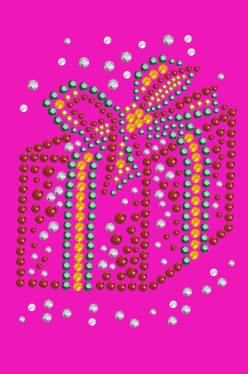 Red Christmas Gift - Hot Pink Bandana