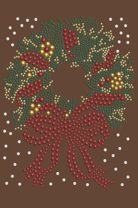 Christmas Wreath - Brown Bandana