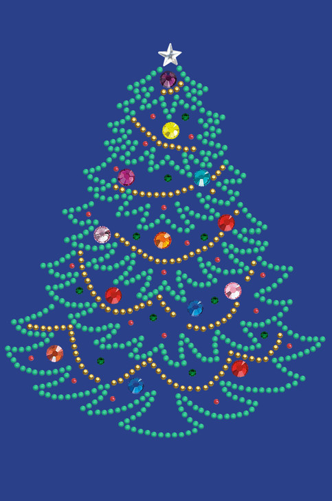 Christmas Tree #1 - Royal Blue Bandana