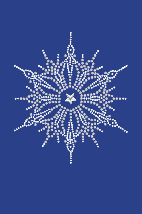 Snowflake #1 - Royal Blue Bandana