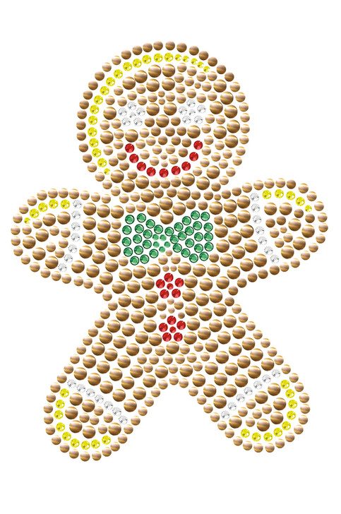 Gingerbread Man - White Bandana