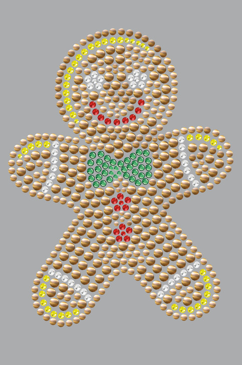 Gingerbread Man - Gray Bandana