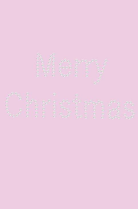 Merry Christmas - Light Pink Bandana