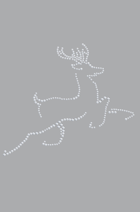 Nailhead Reindeer - Gray Bandana