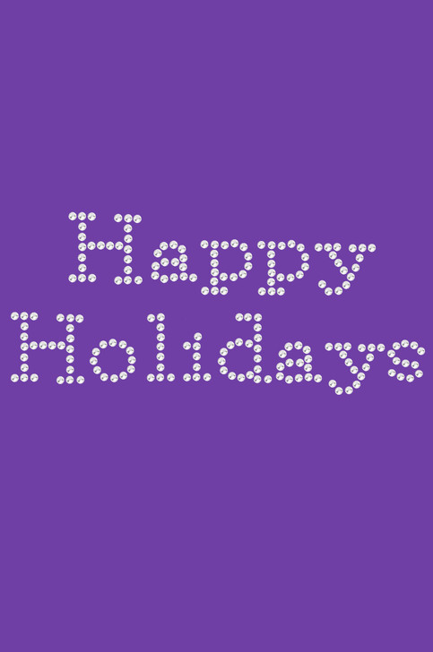 Happy Holidays - Purple Bandana