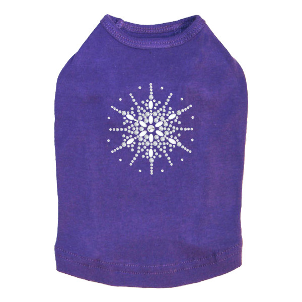 Snowflake #2  - Purple Dog Tank