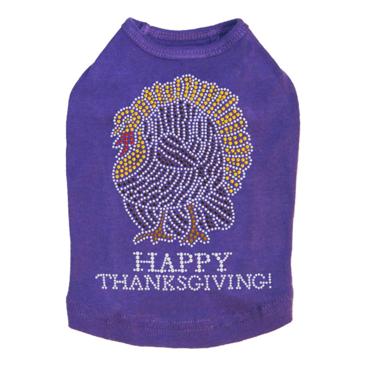 Happy Thanksgiving Turkey Dog Tank