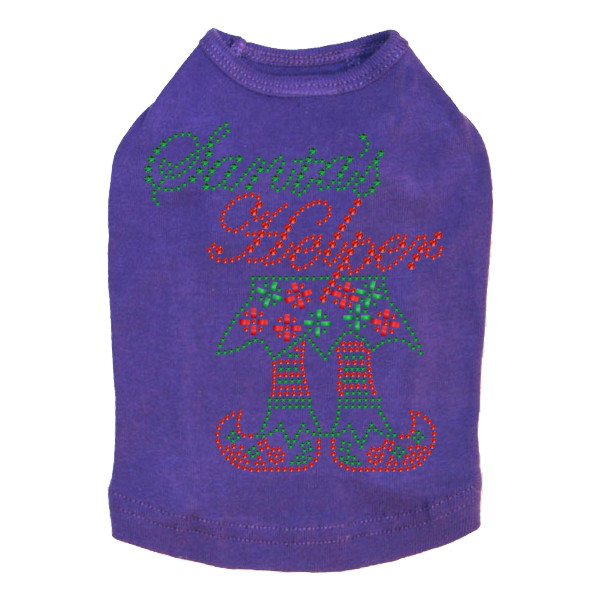 Santa's Helper - Purple Dog Tank