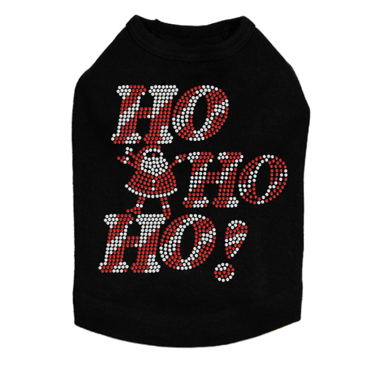 Ho Ho Ho Santa - Black Dog Tank