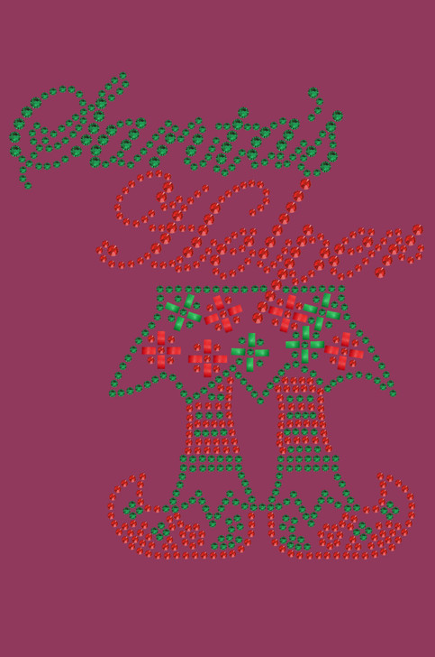 Santa's Helper - Burgundy Bandana