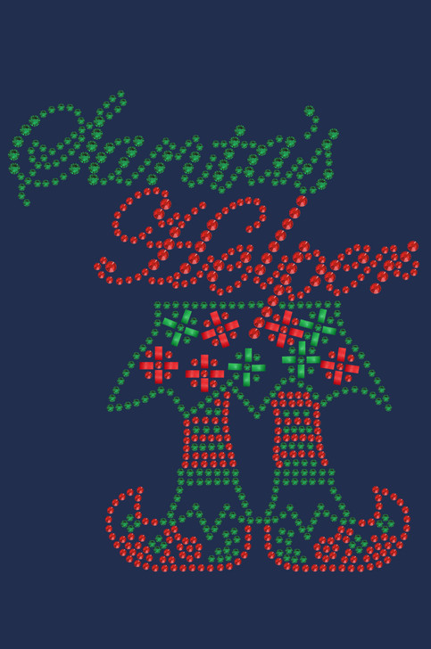 Santa's Helper - Navy Bandana