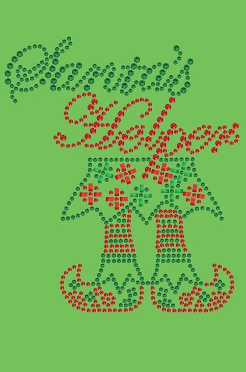 Santa's Helper - Lime Green Bandana