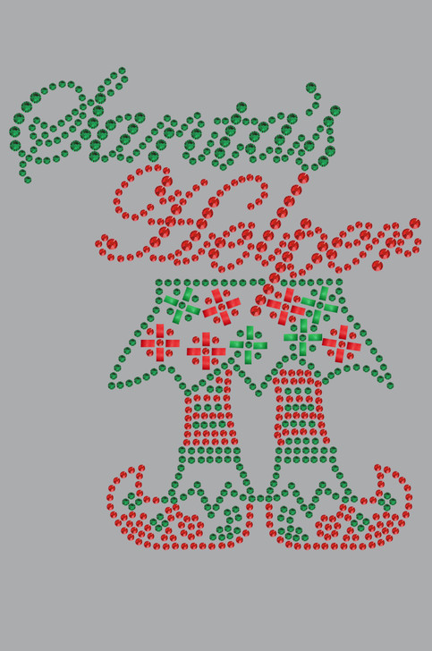 Santa's Helper - Gray Women's T-shirt