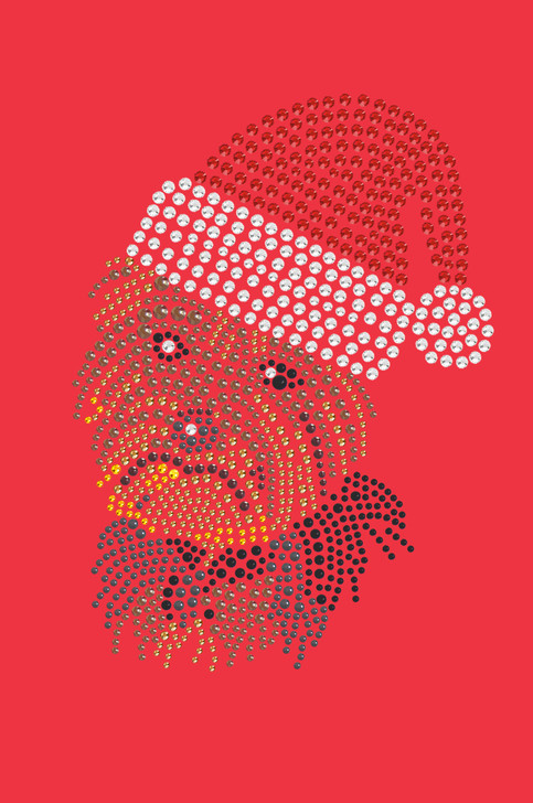 Yorkie Face # 1 with Santa Hat - Red Women's T-shirt