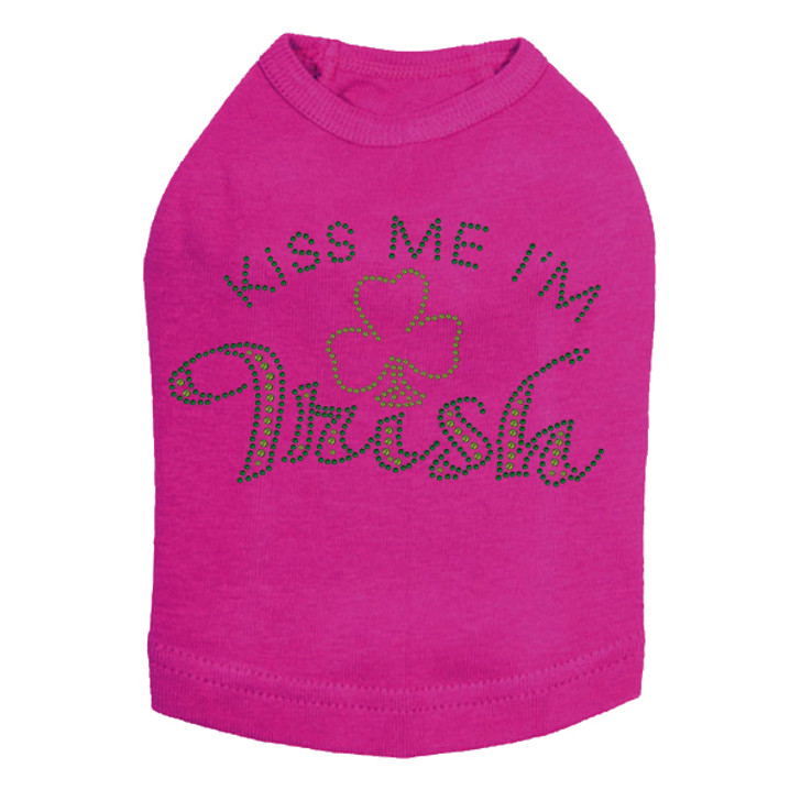 Kiss Me I'm Irish dog tank for large and small dogs.